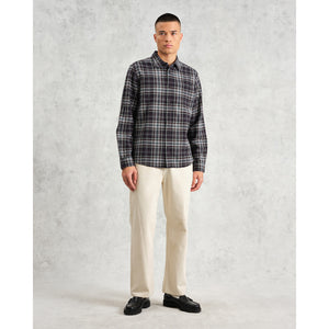 シェリーシャツ SEERSUCKER FLANNEL (NAVY/MULTI)