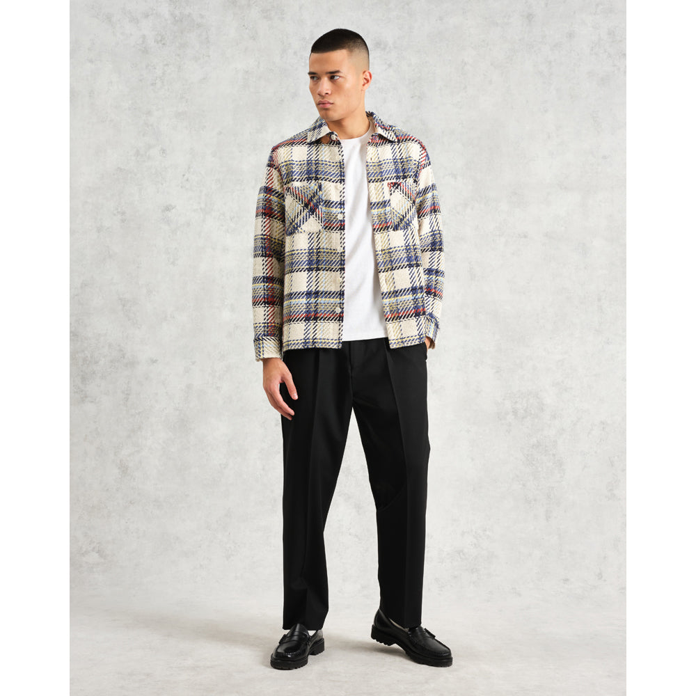 オーバーシャツ JAZZ WAVE (ECRU/MULTI)