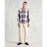 【予約】シェリーシャツ FLANNEL CHECK (BLUE/MULTI)