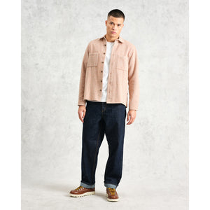 オーバーシャツ WOOL BLEND FLECK (RUST/MULTI)