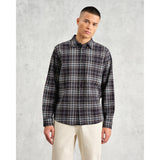 シェリーシャツ SEERSUCKER FLANNEL (NAVY/MULTI)