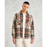 【予約】オーバーシャツ WOOL BLEND CHECK (ECRU/MULTI)
