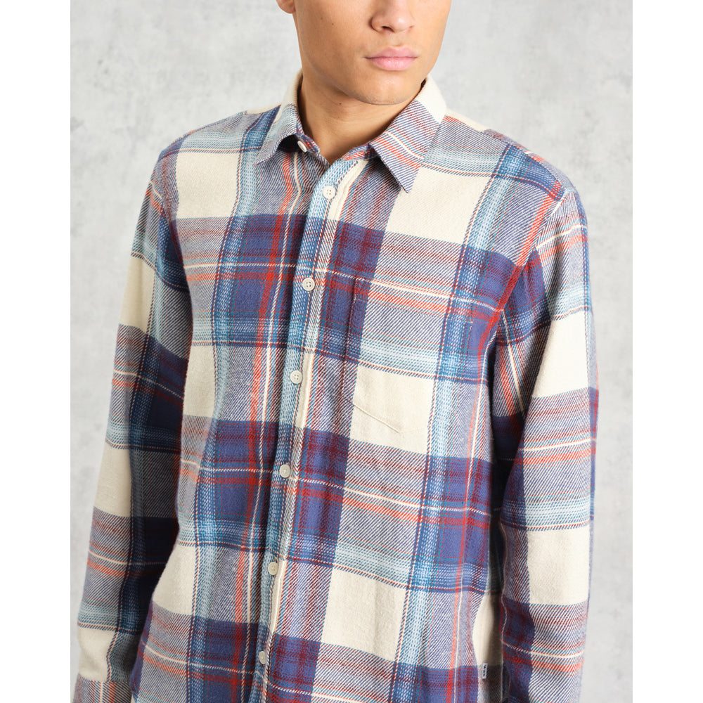 シェリーシャツ FLANNEL CHECK (BLUE/MULTI)