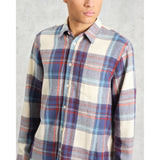 【予約】シェリーシャツ FLANNEL CHECK (BLUE/MULTI)