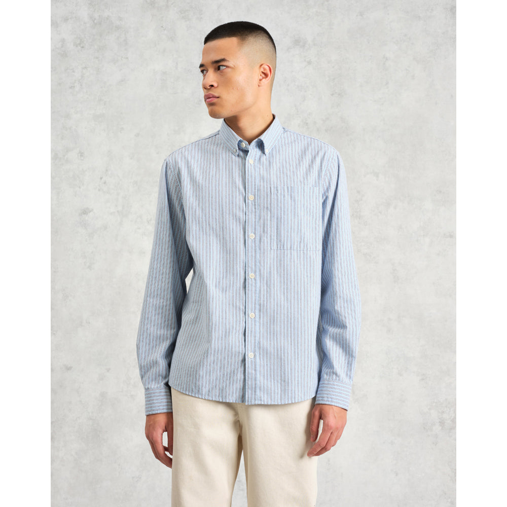 アビンドンシャツ PREP STRIPE (BLUE)