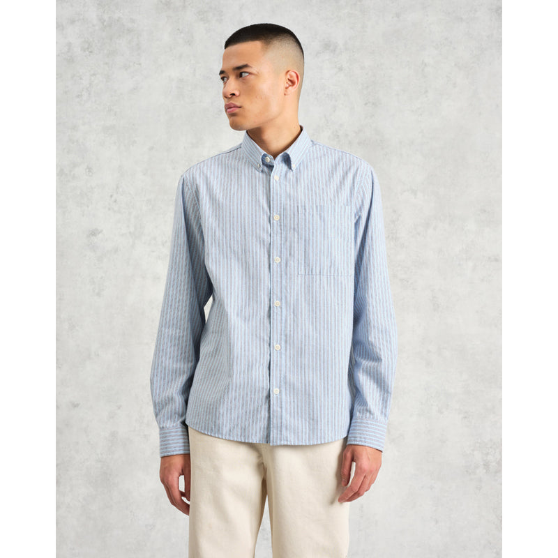 アビンドンシャツ PREP STRIPE (BLUE)