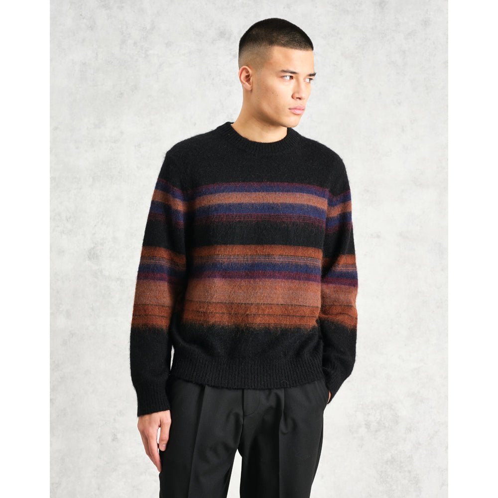 ワイルドクルー BRUSH STRIPE (BLACK/DARK MULTI) - グリニッジ オンラインストア