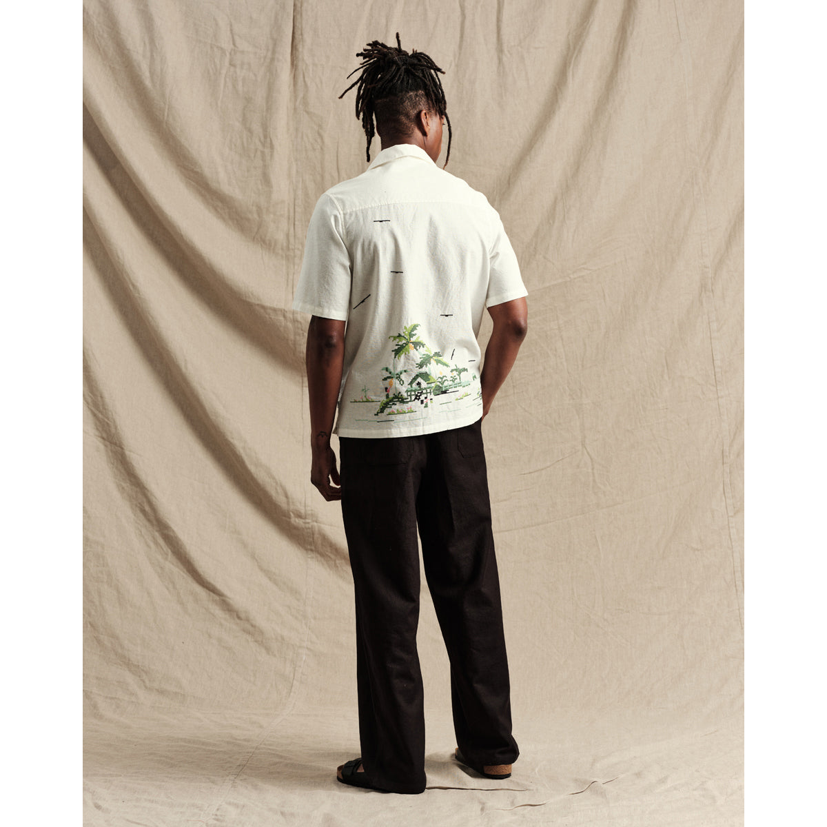 キャンベルトラウザーズ (BLACK)