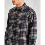 シェリーシャツ SEERSUCKER FLANNEL (NAVY/MULTI)