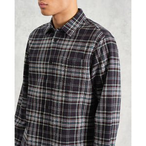 シェリーシャツ SEERSUCKER FLANNEL (NAVY/MULTI)