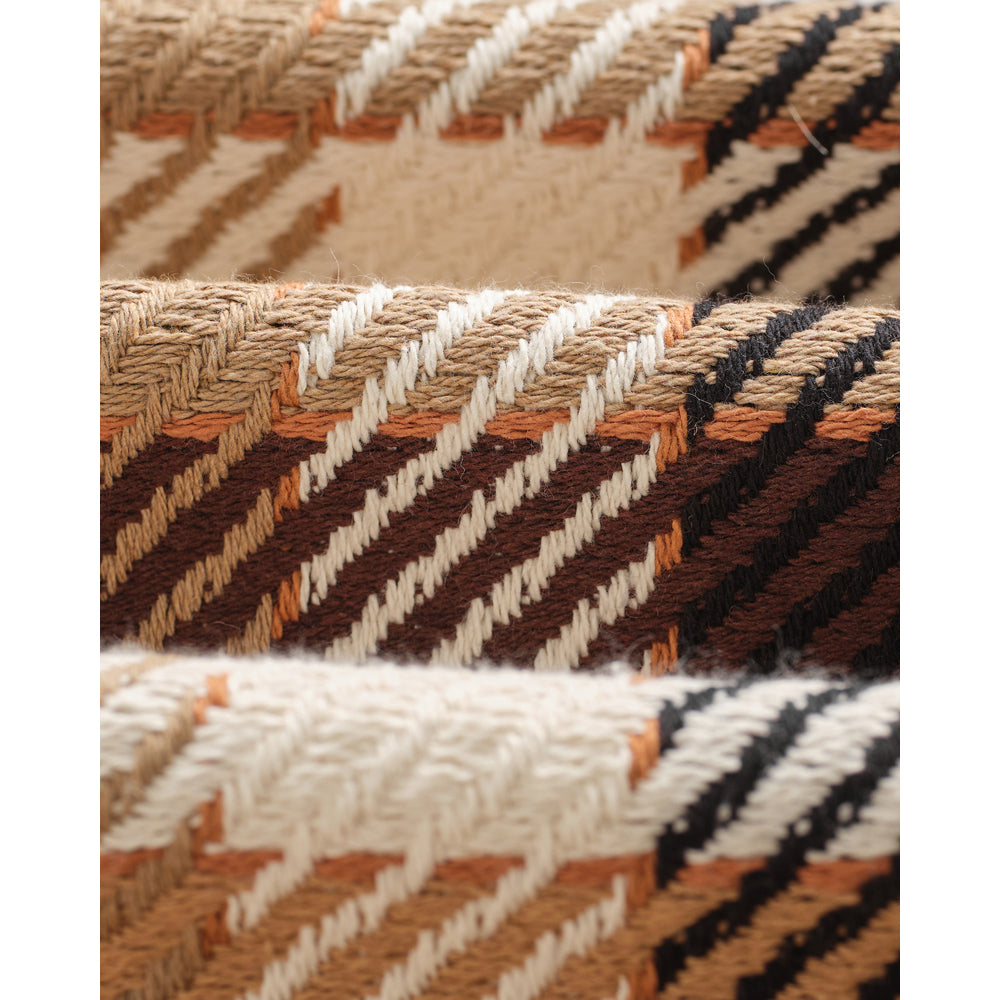 オーバーシャツ PIKE CHECK (NATURAL/BROWN)