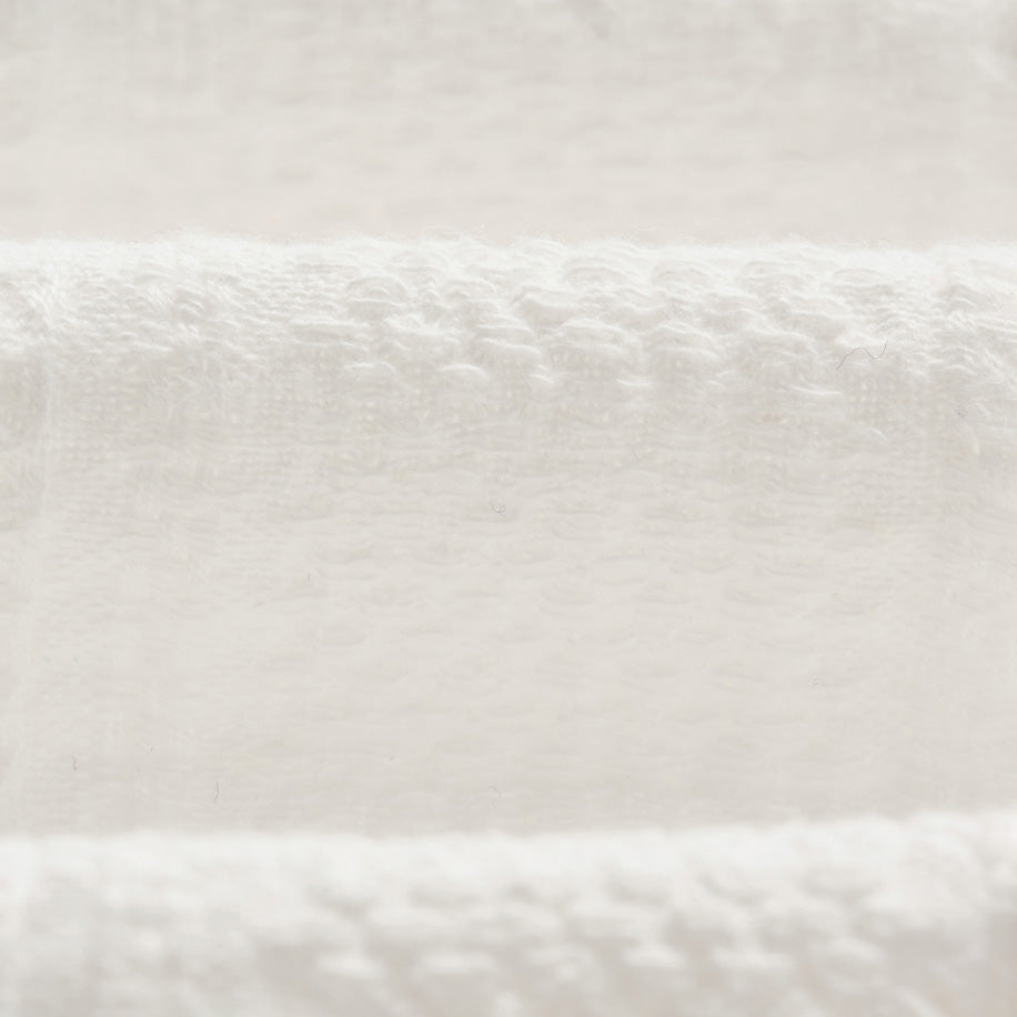 ディドコットシャツ WAFFLE PATCHWORK (WHITE)