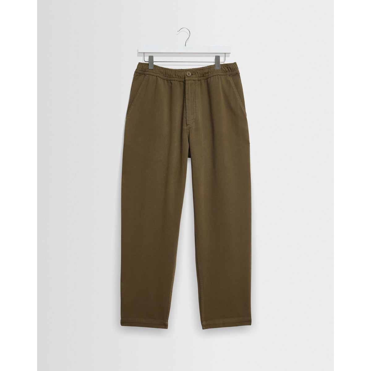 カートトラウザーズ ORGANIC COTTON TWILL (DARK KHAKI)