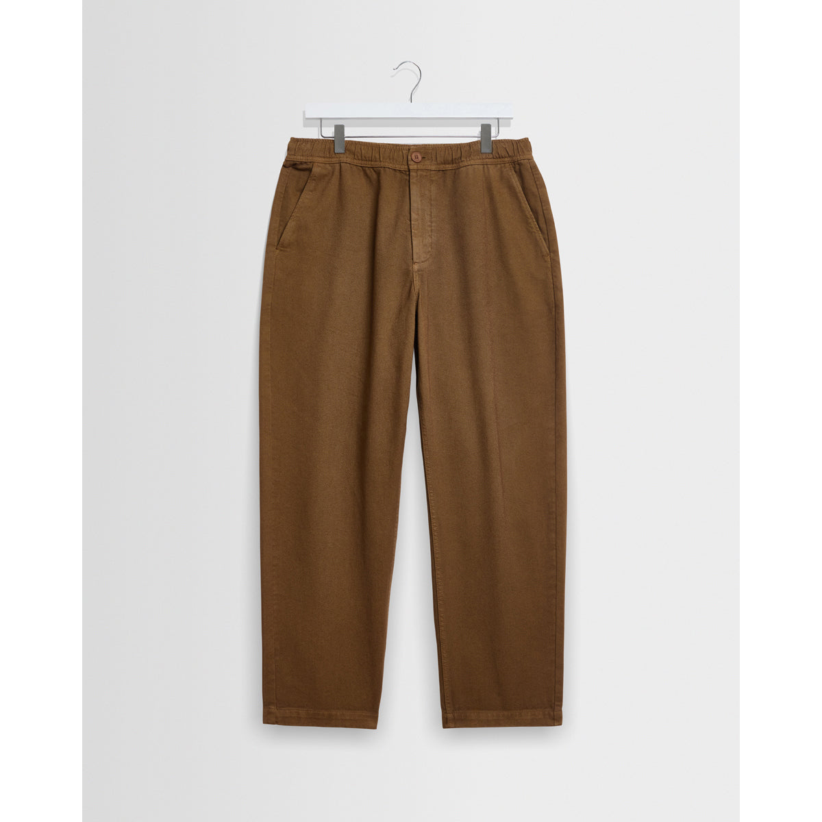カートトラウザーズ ORGANIC COTTON TWILL (DARK TAN)