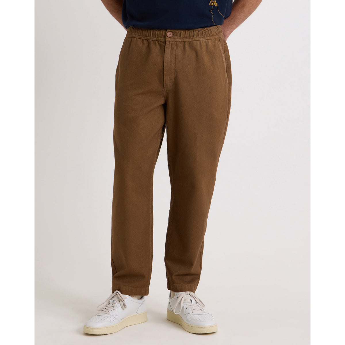 カートトラウザーズ ORGANIC COTTON TWILL (DARK TAN)