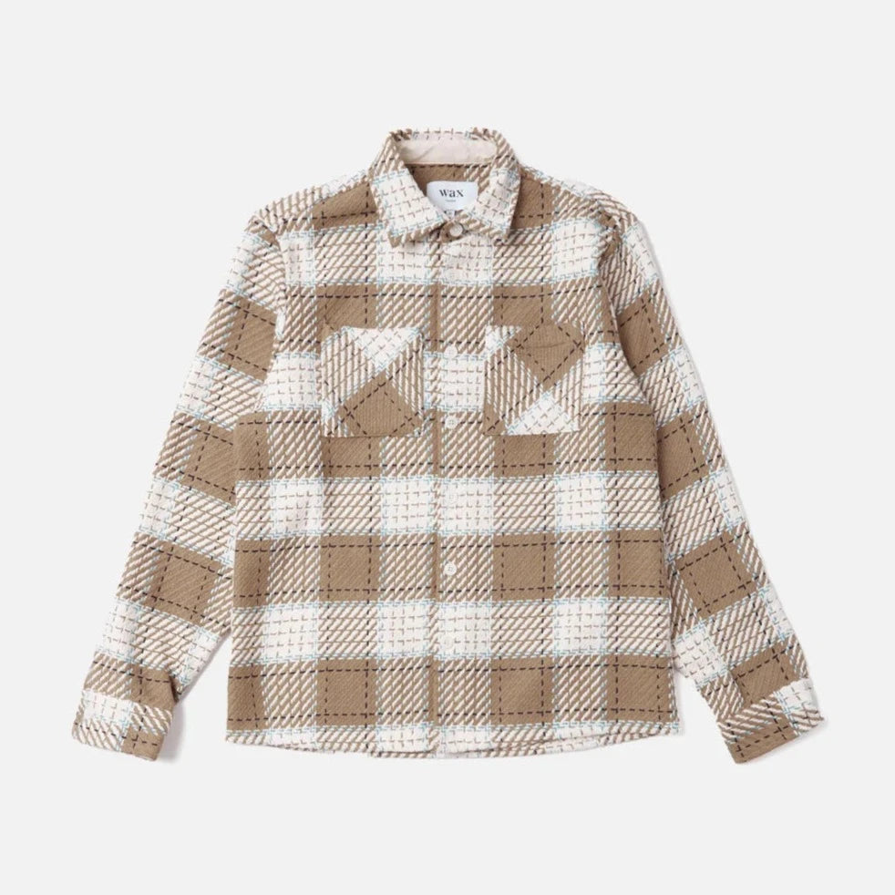 WHオーバーシャツ｜ミルトン（NATURAL）│wax london ワックスロンドン