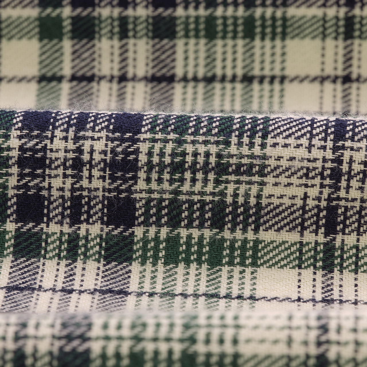 シェリーシャツ フランネル (NAVY/ GREEN)