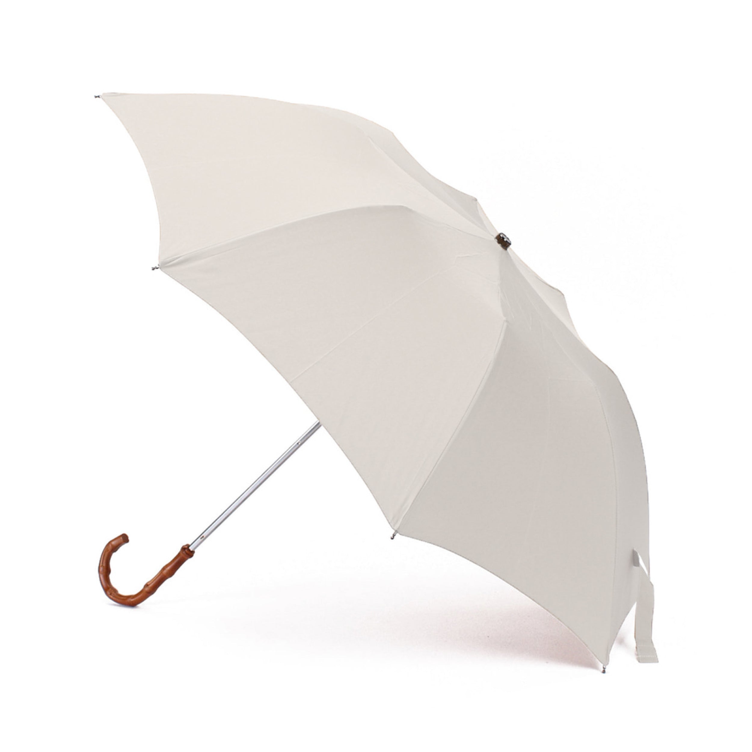 TL12 Whangee | 折りたたみ傘 | アーチ型ハンドル | ワンギー | 晴雨兼用傘 (610 IVORY)