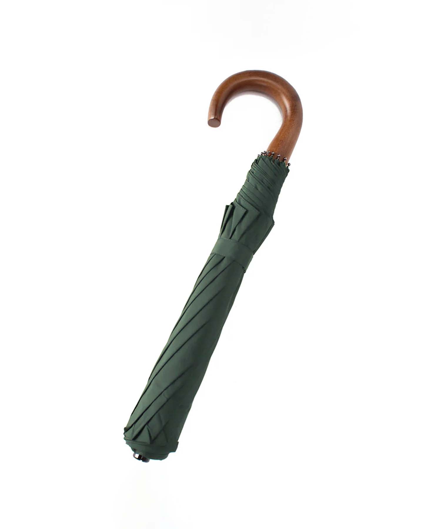 TL1 Maple Crook | 折りたたみ傘 | アーチ型ハンドル | メイプル | 雨用傘 (02 GREEN)