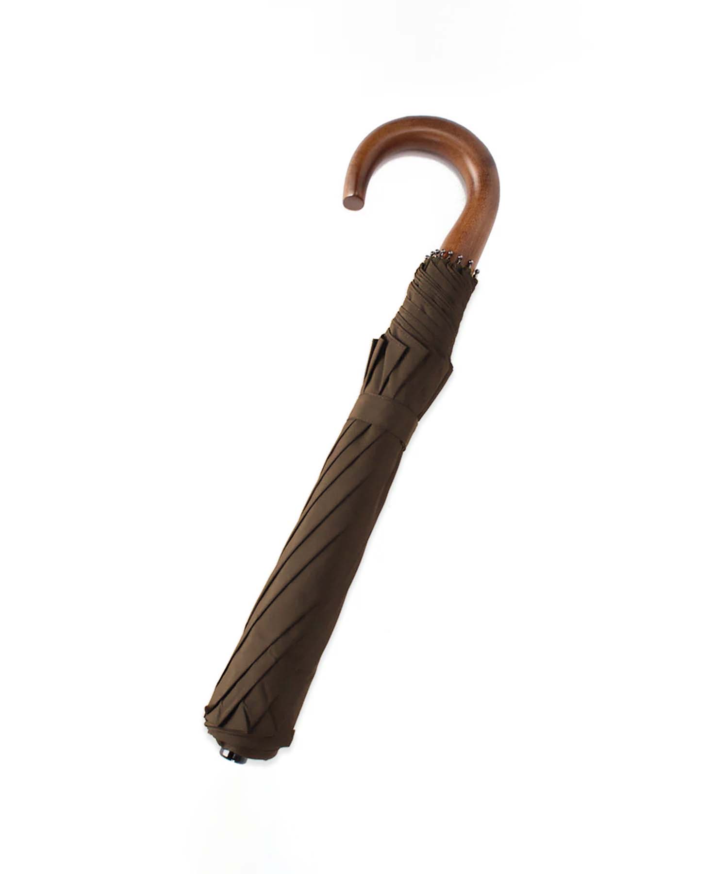 TL1 Maple Crook | 折りたたみ傘 | アーチ型ハンドル | メイプル | 雨用傘 (06 BROWN)
