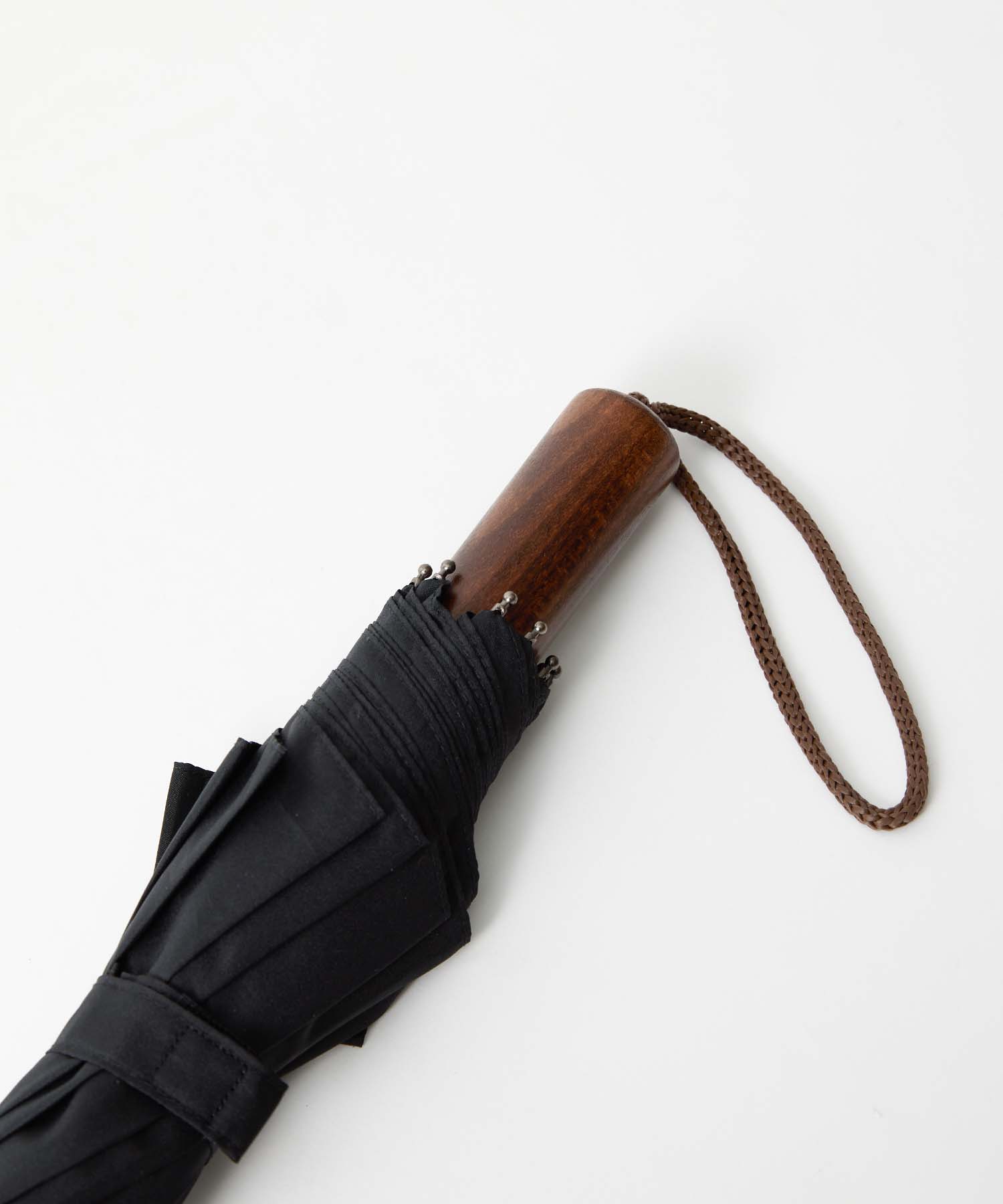 TL2 Maple Straight | 折りたたみ傘 | ストレート型ハンドル| メイプル | 雨用傘  (BROWN-01 BLACK)