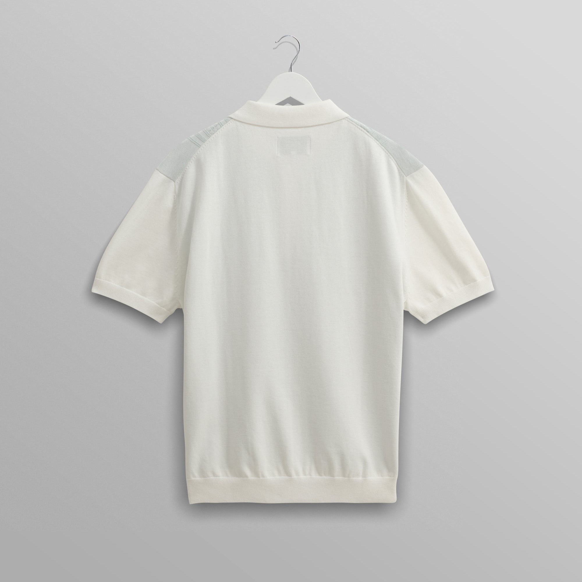 ポロシャツ RETRO STRIPE (PALE BLUE/ECRU)