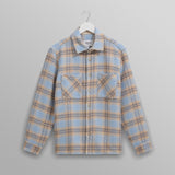 オーバーシャツ EARL CHECK (PALE BLUE/ECRU)