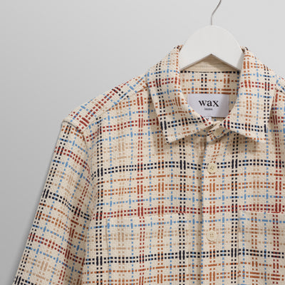 オーバーシャツ YARD CHECK (ECRU/MULTI) Whiting Overshirt