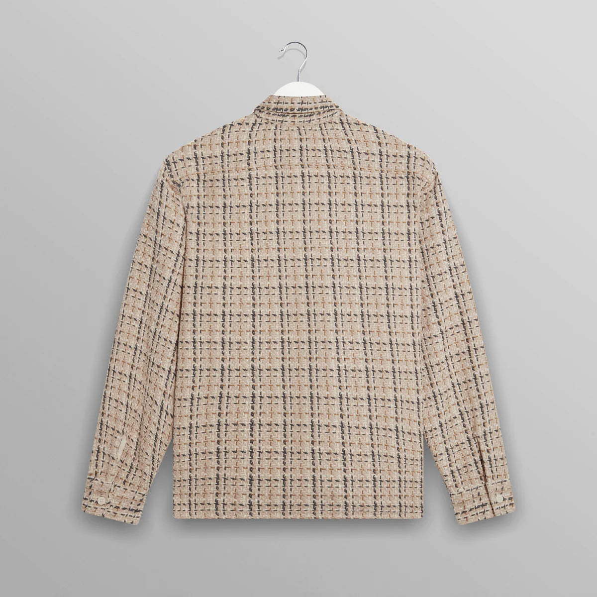 WHオーバーシャツ｜イーデンチェック（BEIGE/ECRU）