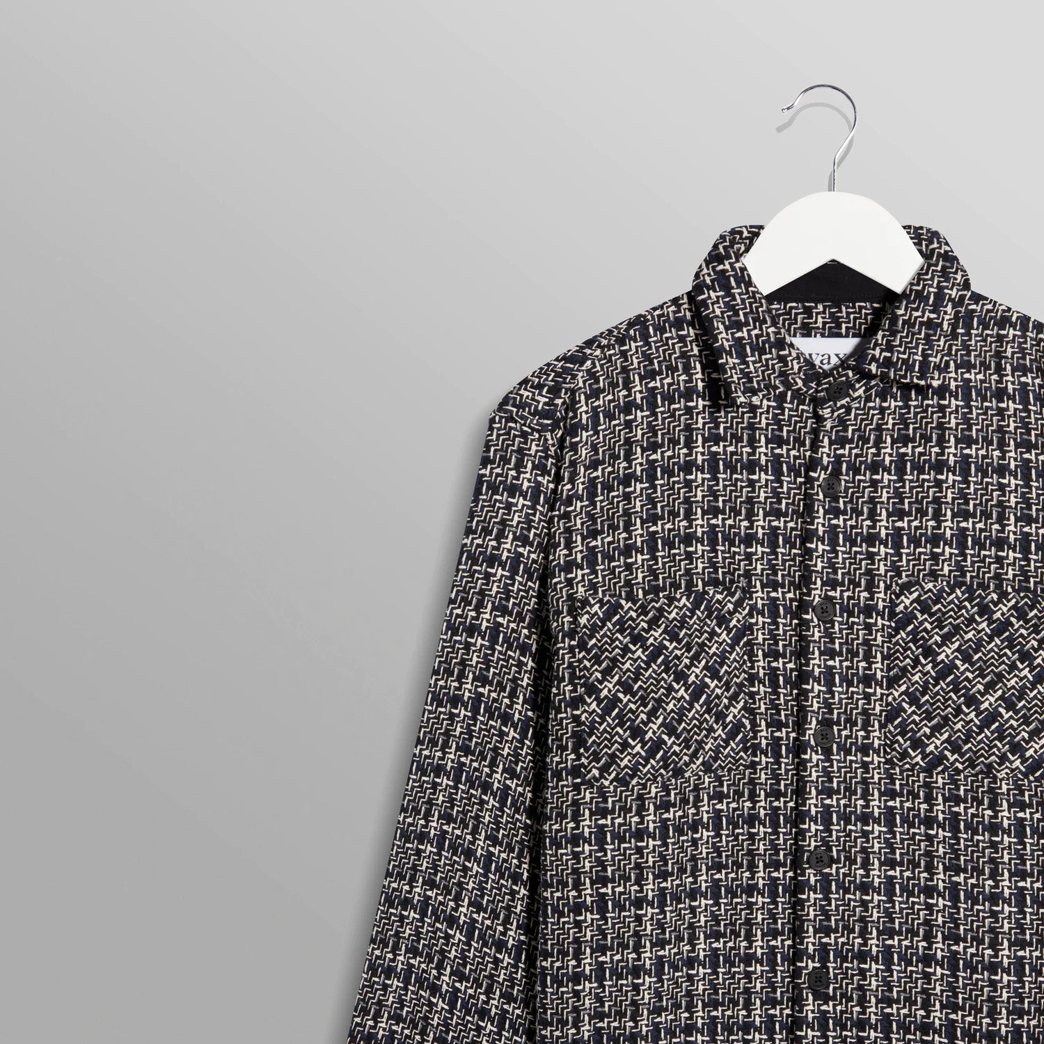 男女兼用 WHオーバーシャツ｜イーデンチェック（NAVY/ECRU）