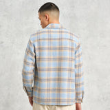 オーバーシャツ EARL CHECK (PALE BLUE/ECRU)