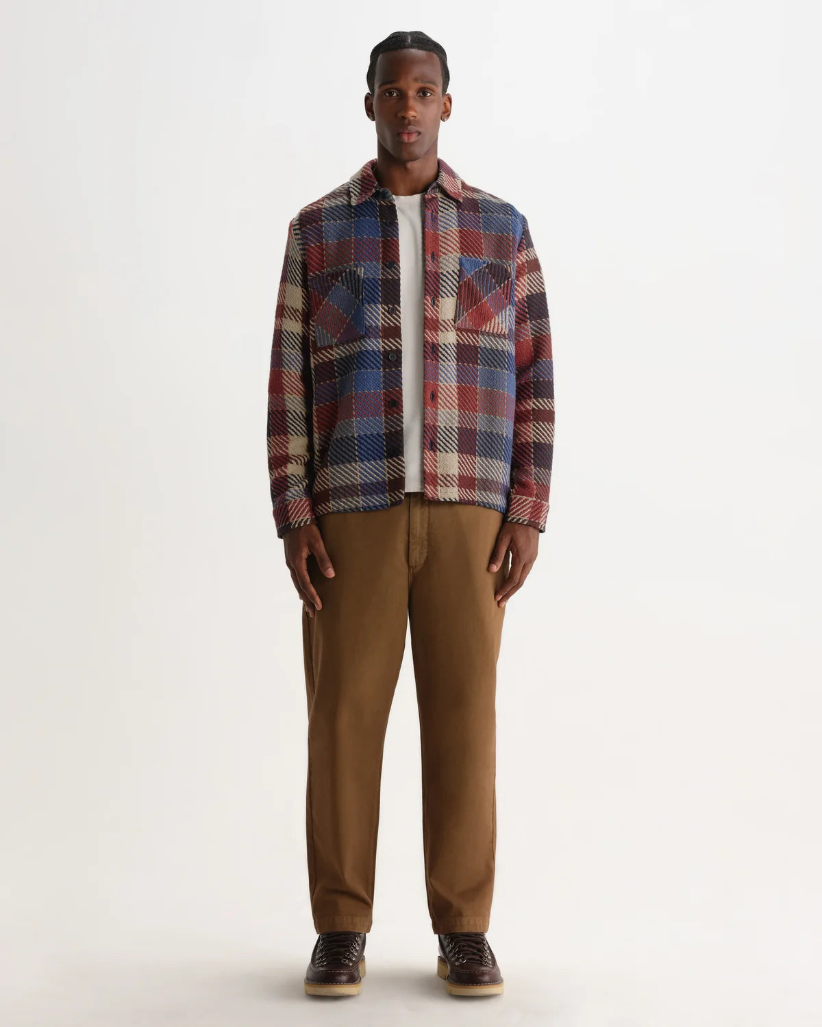 オーバーシャツ PIKE CHECK (RUST/MULTI)