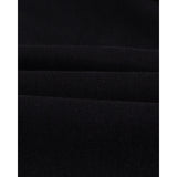 カートトラウザーズ ORGANIC COTTON TWILL (BLACK)