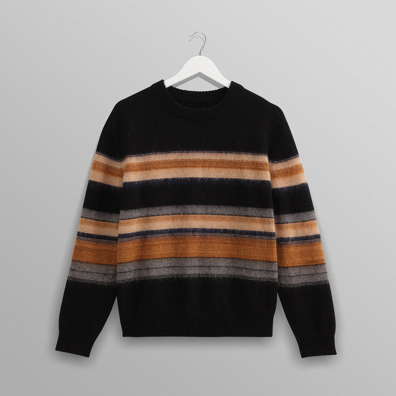 ワイルドクルー ブラッシュストライプ (BLACK MULTI)  KNT-WLD-BLI-BKM ワックスロンドン wax london