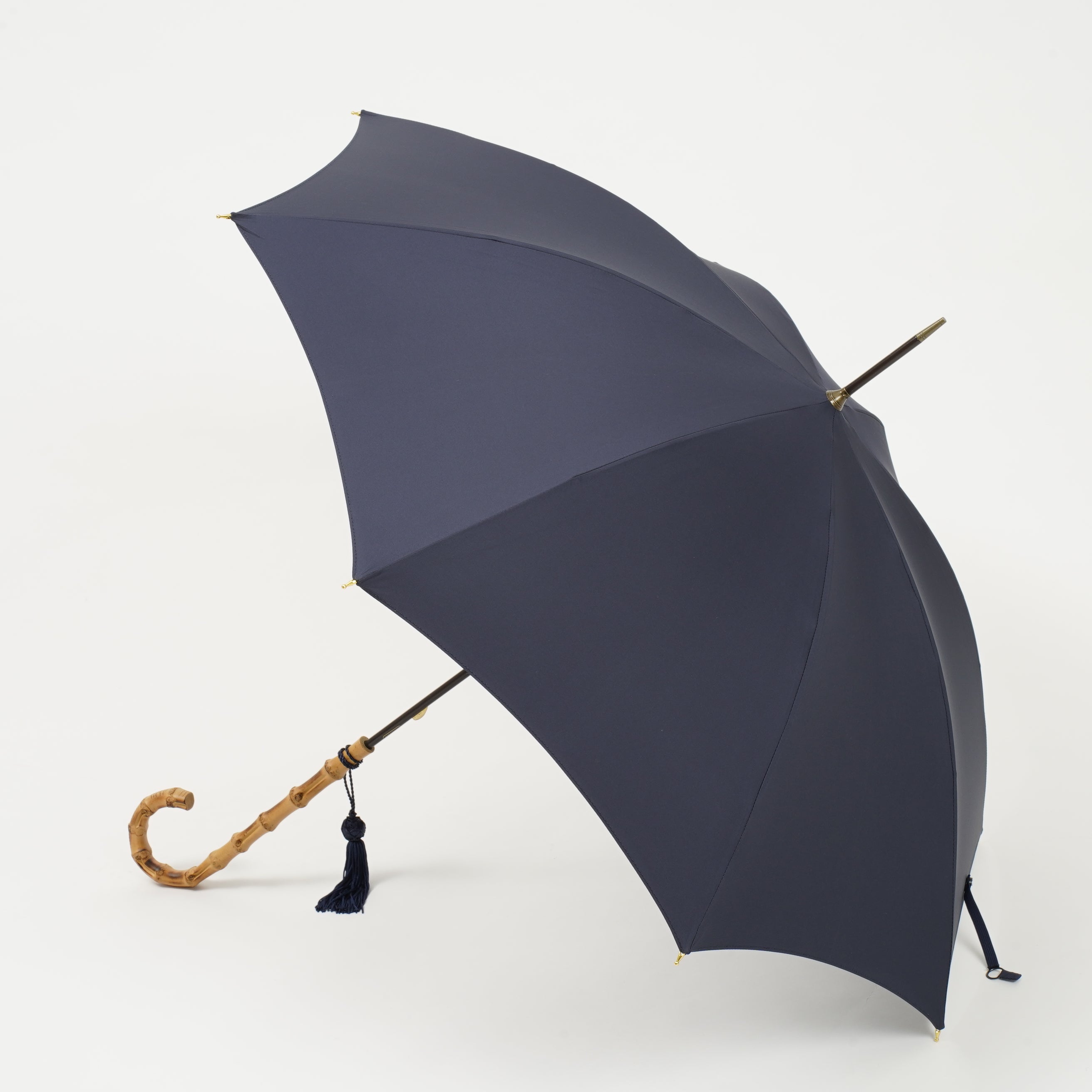 WL4 Whangee Crook | 長傘 | アーチ型ハンドル | ワンギー | 晴雨兼用傘 (598 NAVY)