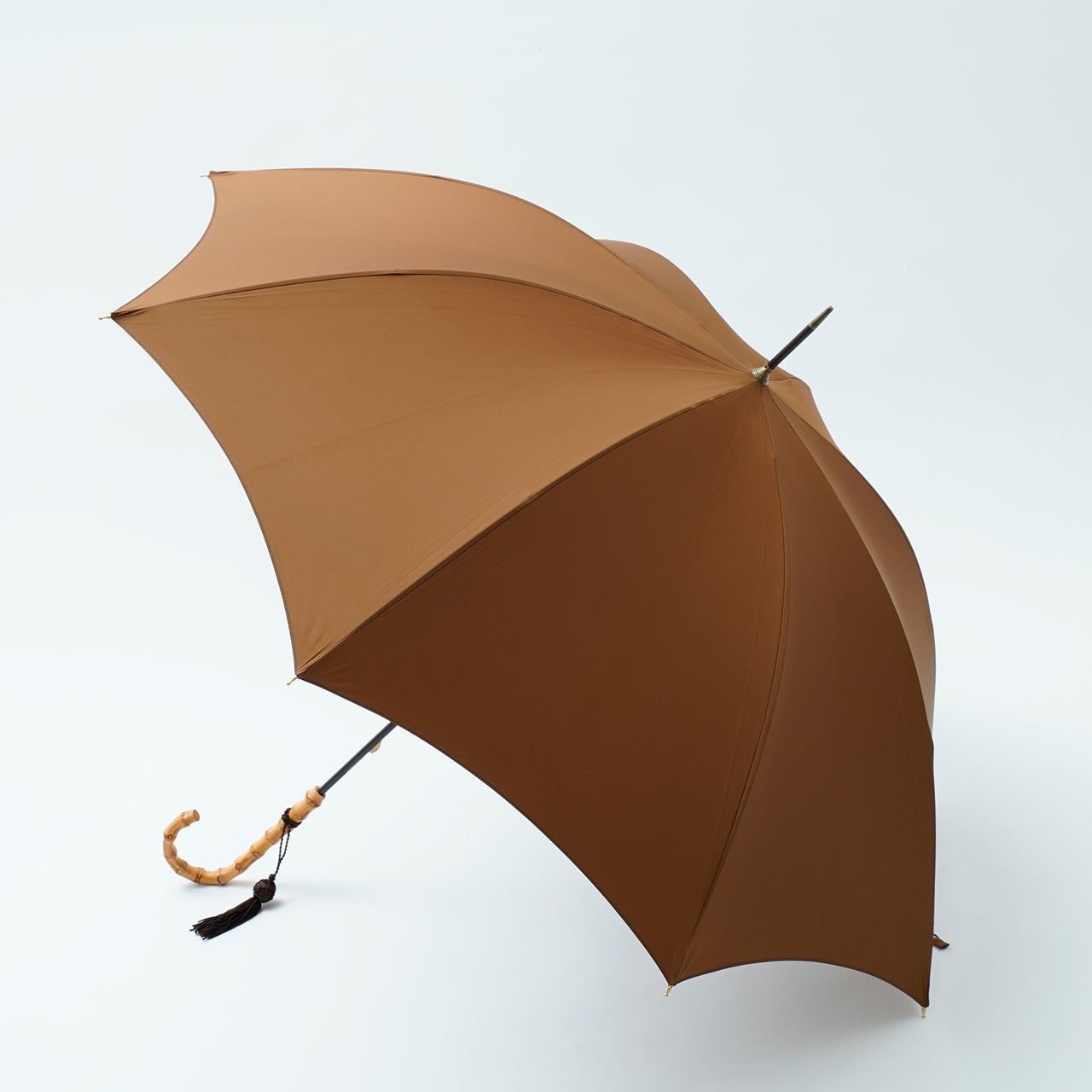 WLT4 Whangee Crook | 長傘 | アーチ型ハンドル | ワンギー | 晴雨兼用傘 (670 SIENNA)