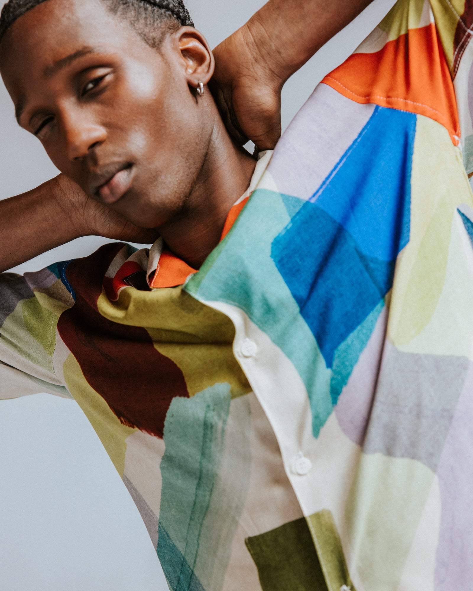 ディドコットシャツ PAINTED SHAPES (MULTI)