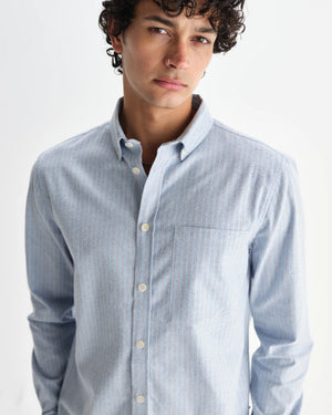 アビンドンシャツ PREP STRIPE (BLUE)