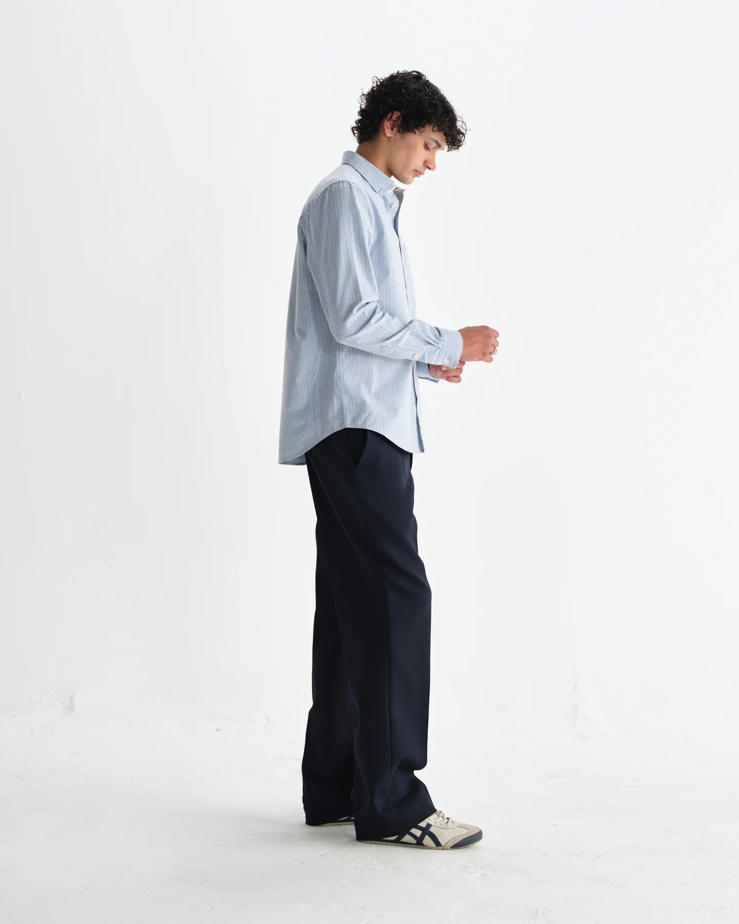 アビンドンシャツ PREP STRIPE (BLUE)