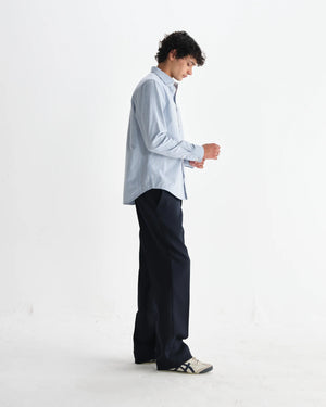 アビンドンシャツ PREP STRIPE (BLUE)