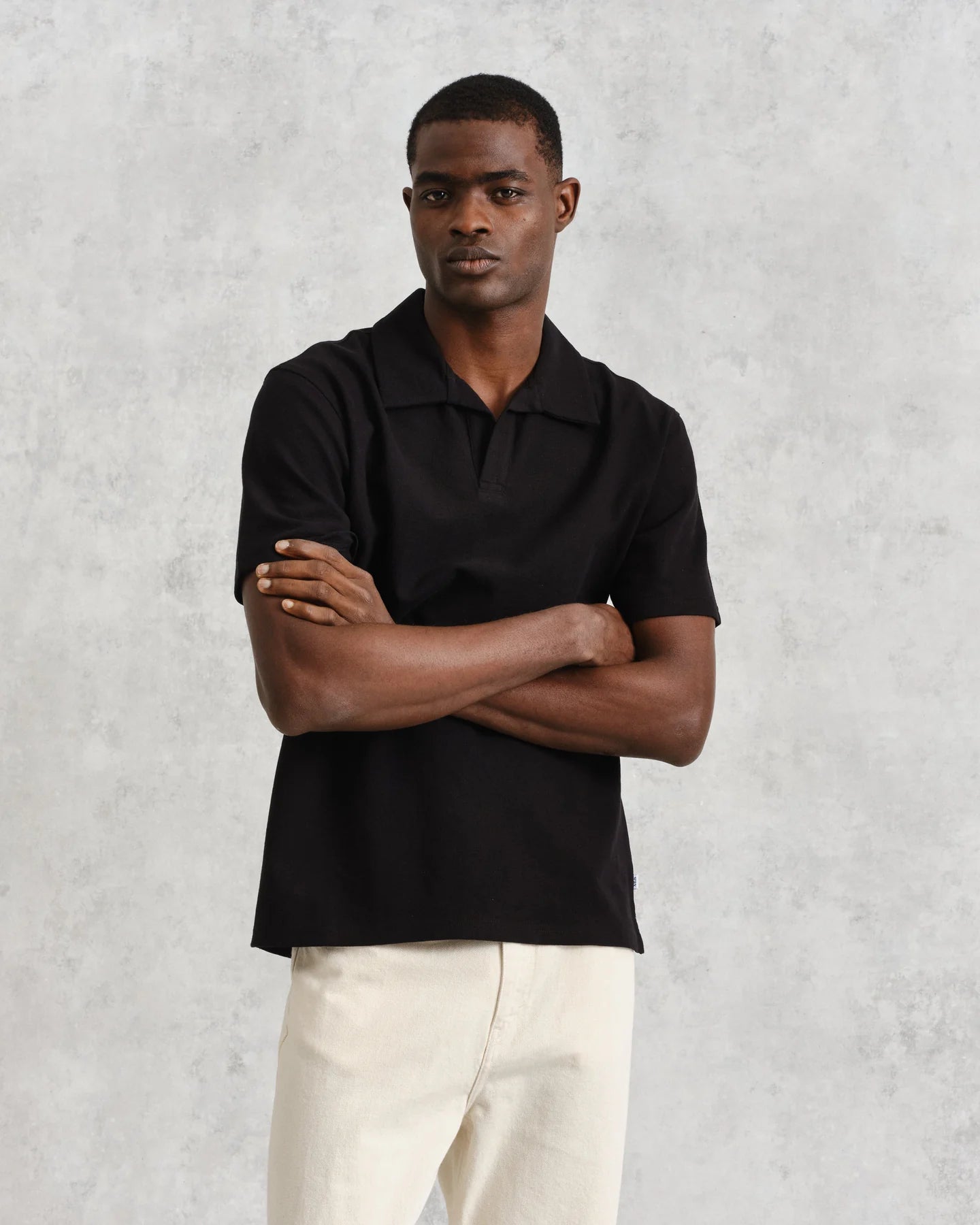 ポロシャツ ATWOOD POLO (BLACK) - グリニッジ オンラインストア