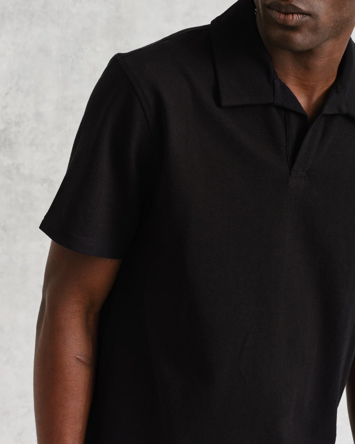 ポロシャツ ATWOOD POLO (BLACK) - グリニッジ オンラインストア