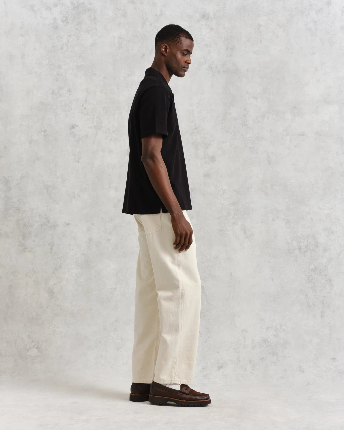 ポロシャツ ATWOOD POLO (BLACK) - グリニッジ オンラインストア