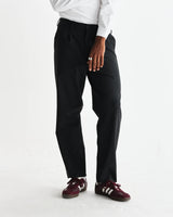 オービントラウザーズ AUBYN WOOL BLEND TWILL (CHACOAL)
