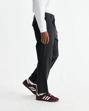 オービントラウザーズ AUBYN WOOL BLEND TWILL (CHACOAL)