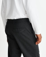 オービントラウザーズ AUBYN WOOL BLEND TWILL (CHACOAL)