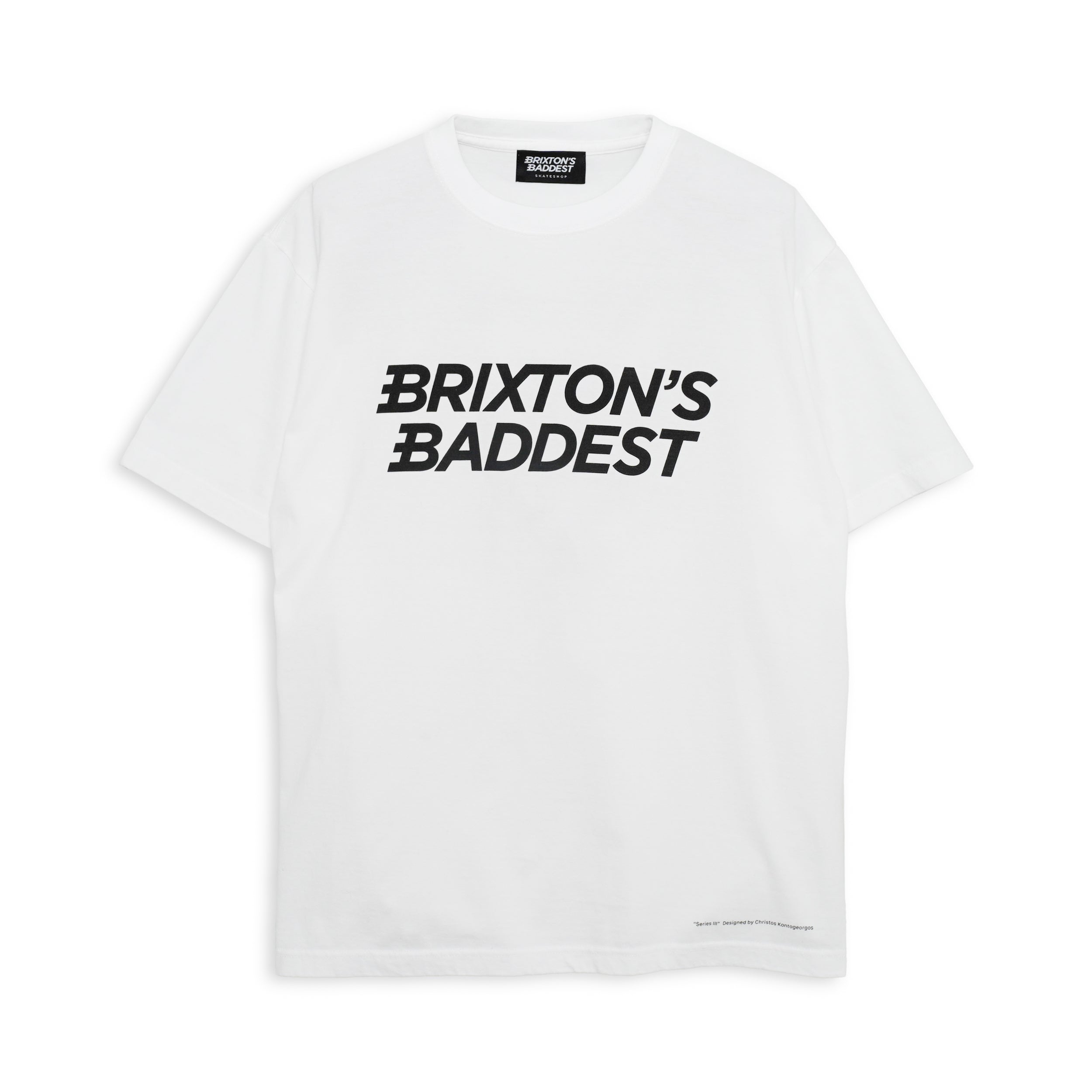 BRIXTON'S BADDEST LOGO T-SHIRT 25S01