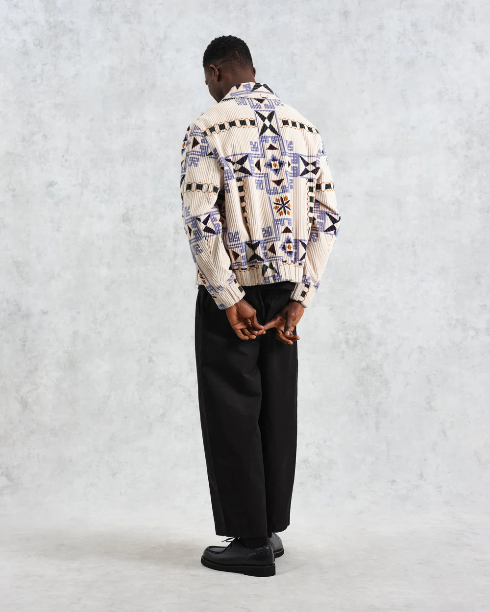 カルタジャケット プリントコードジオ (ECRU/ MULTI)