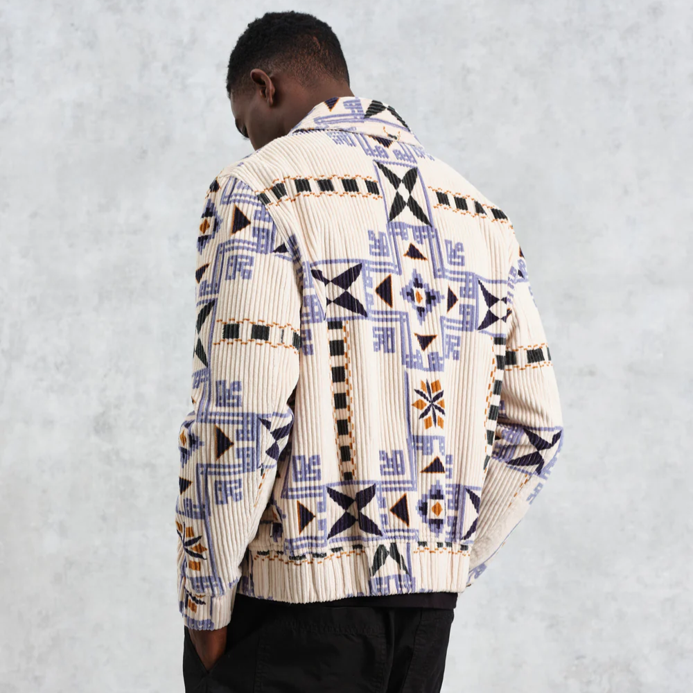 カルタジャケット プリントコードジオ (ECRU/ MULTI)