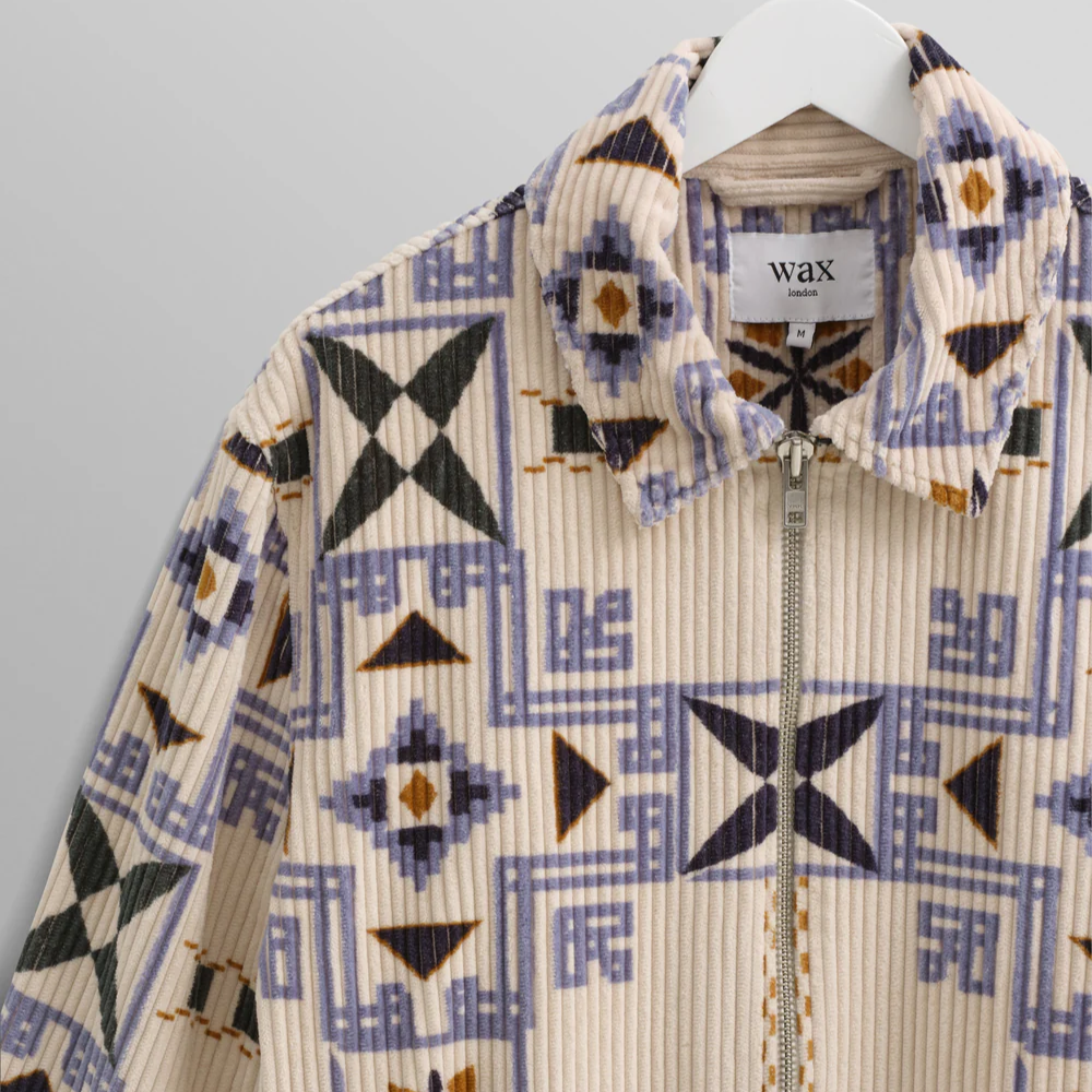 カルタジャケット プリントコードジオ (ECRU/ MULTI)